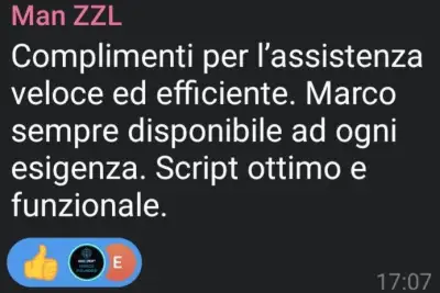 Recensione cliente