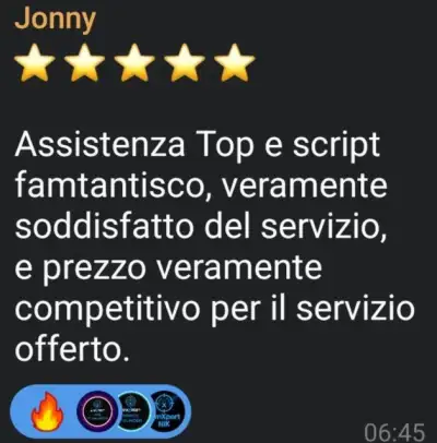 Recensione cliente