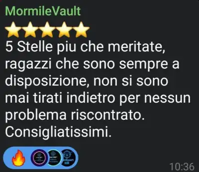 Recensione cliente