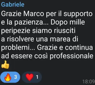 Recensione cliente