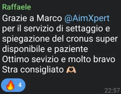 Recensione cliente