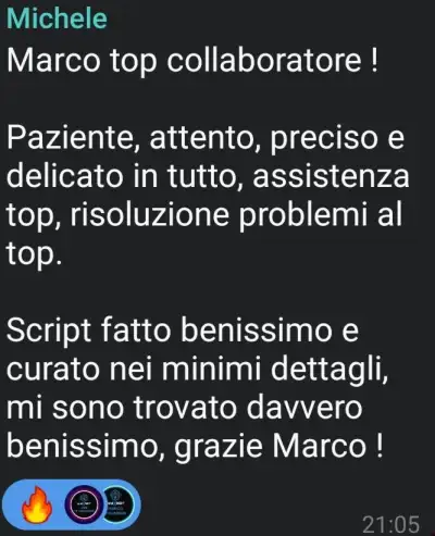 Recensione cliente