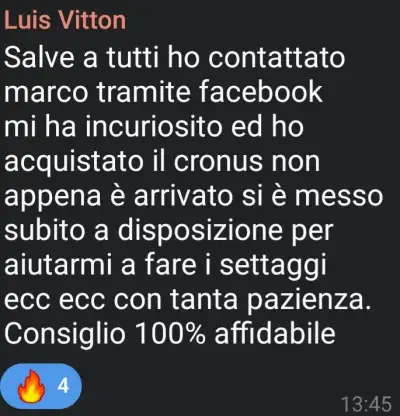 Recensione cliente