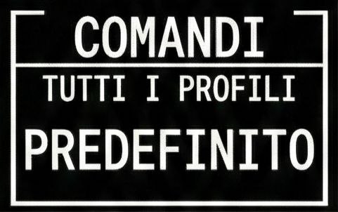 Comandi Menu
